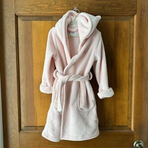 EUC BabyGap girls hooded bathrobe size 4T pink